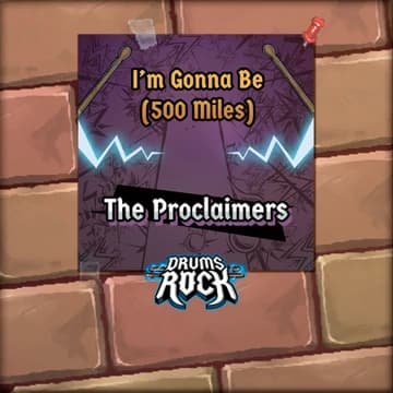 О товаре Drums Rock: The Proclaimers - 'I'm Gonna Be(500 Miles)'