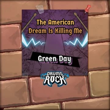 О товаре Drums Rock: Green Day - 'The American Dream Is Killing Me'