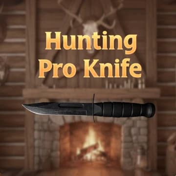 Pro Hunting Knife in Hunting Simulator Game