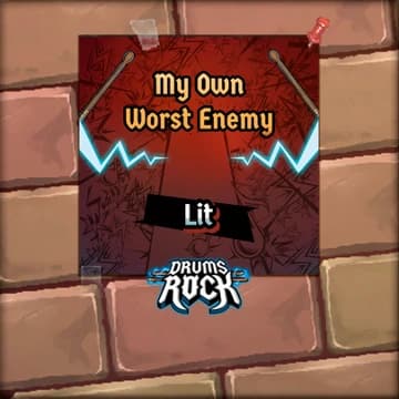 О товаре Drums Rock: Lit - 'My Own Worst Enemy'