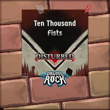 О товаре Drums Rock: Disturbed - 'Ten Thousand Fists'