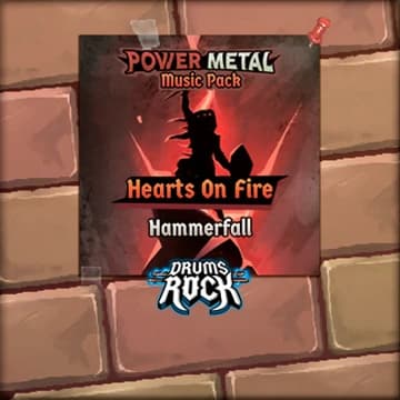 О товаре Drums Rock: HammerFall - 'Hearts On Fire'