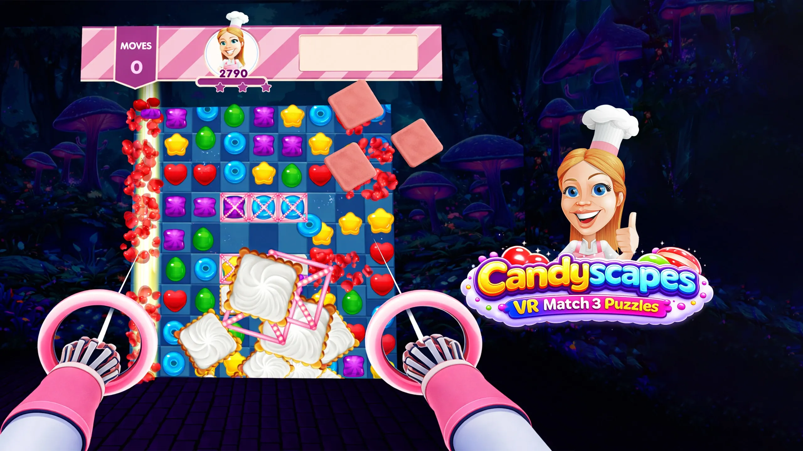 О товаре Candyscapes - VR Match 3 Puzzles