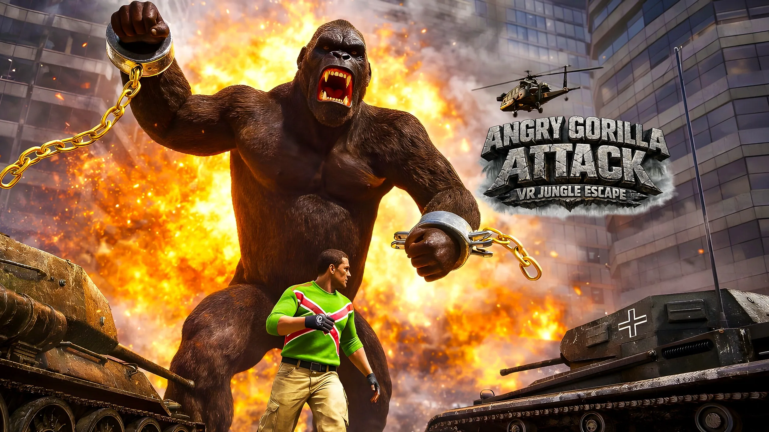 О товаре Angry Gorilla Attack VR Jungle Escape