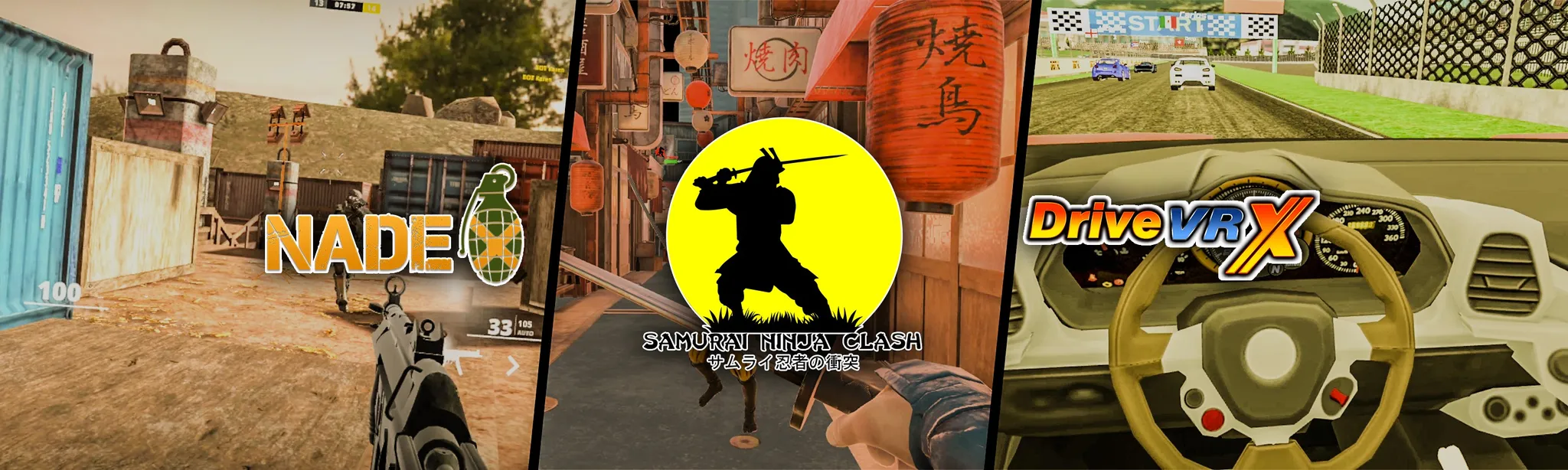О товаре Variety Bundle: FPS Shooter, Racing & Ninja Sword Fight
