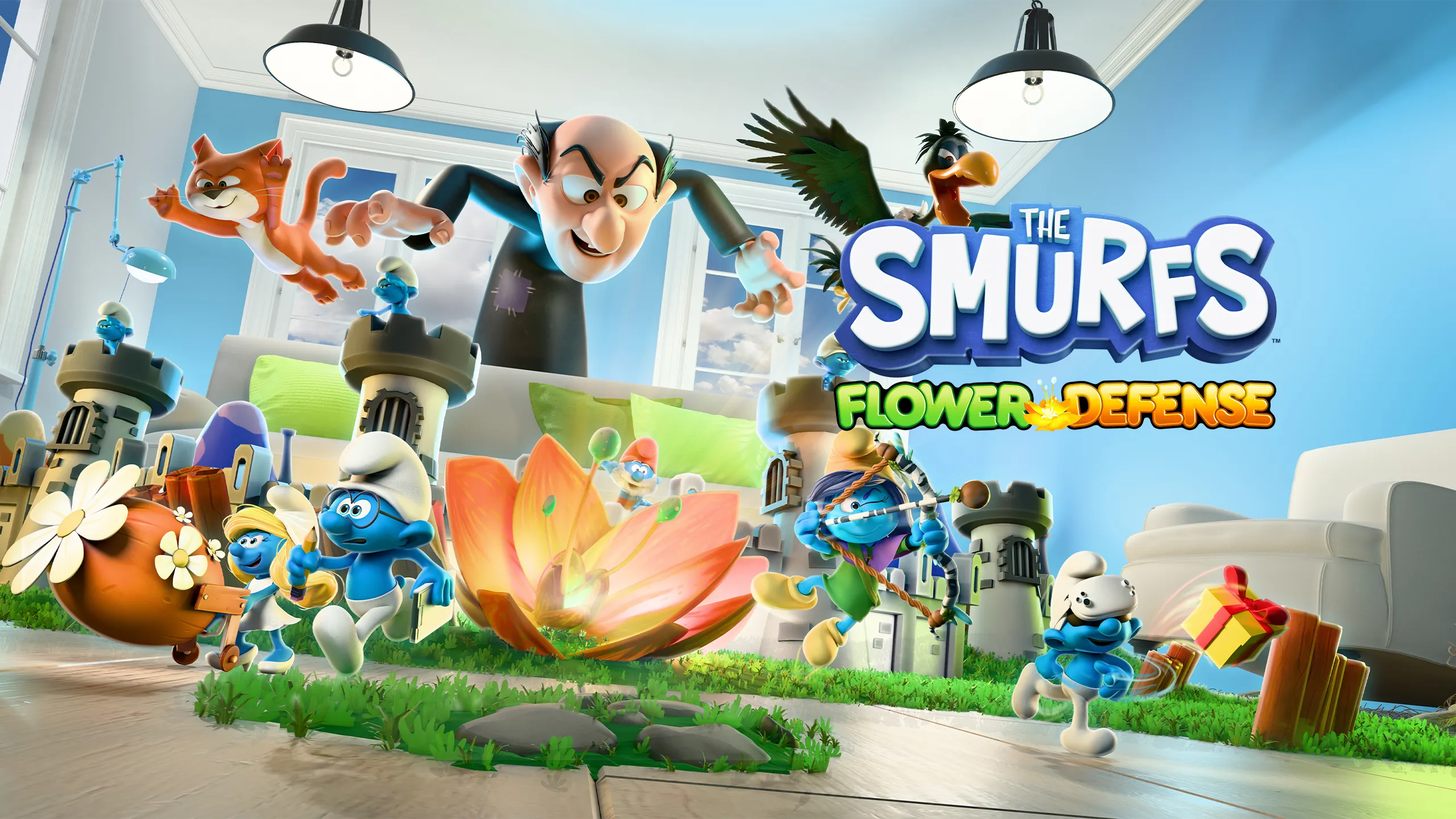 О товаре The Smurfs - Flower Defense
