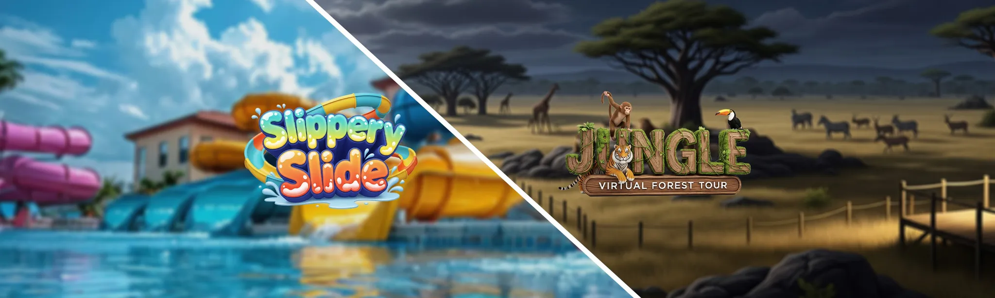 О товаре Slippery Slide - Water Park Adventure