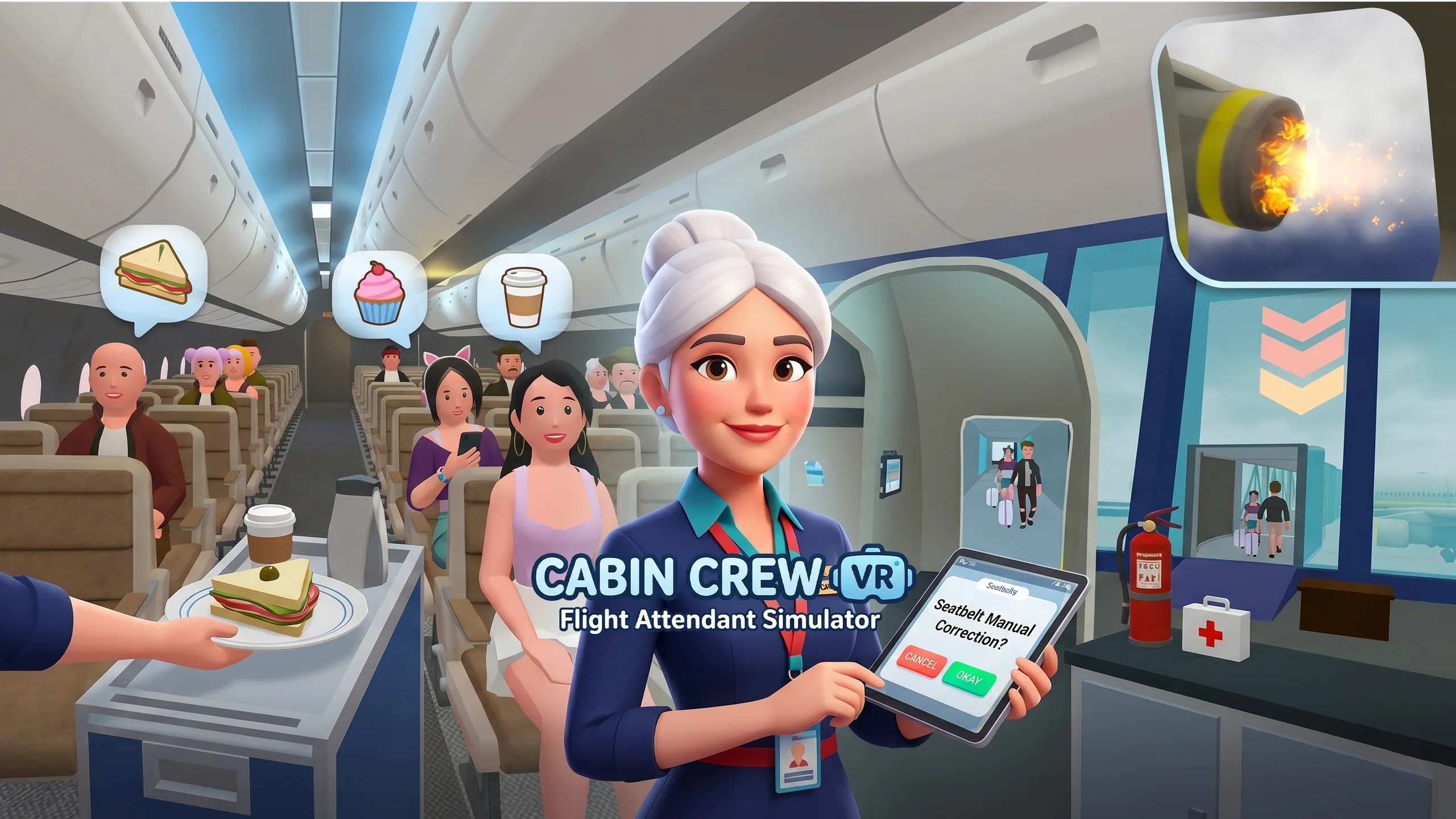 О товаре Cabin Crew VR-Flight Attendant Simulator