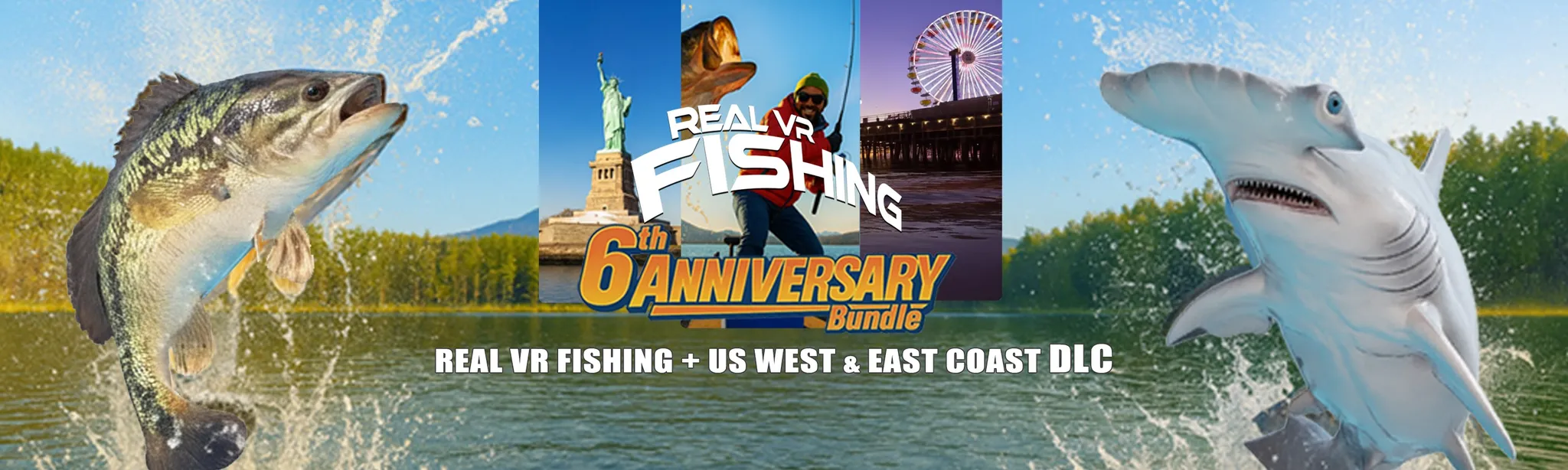 О товаре Real VR Fishing 6th Anniversary Bundle Pack