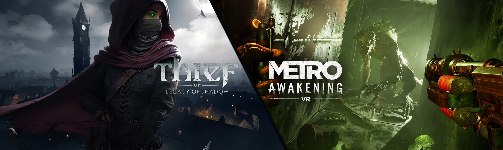 О товаре Thief VR: Legacy of Shadow + Metro Awakening набор