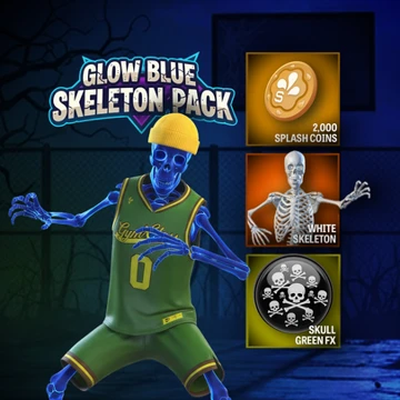 Glow Blue Skeleton Pack